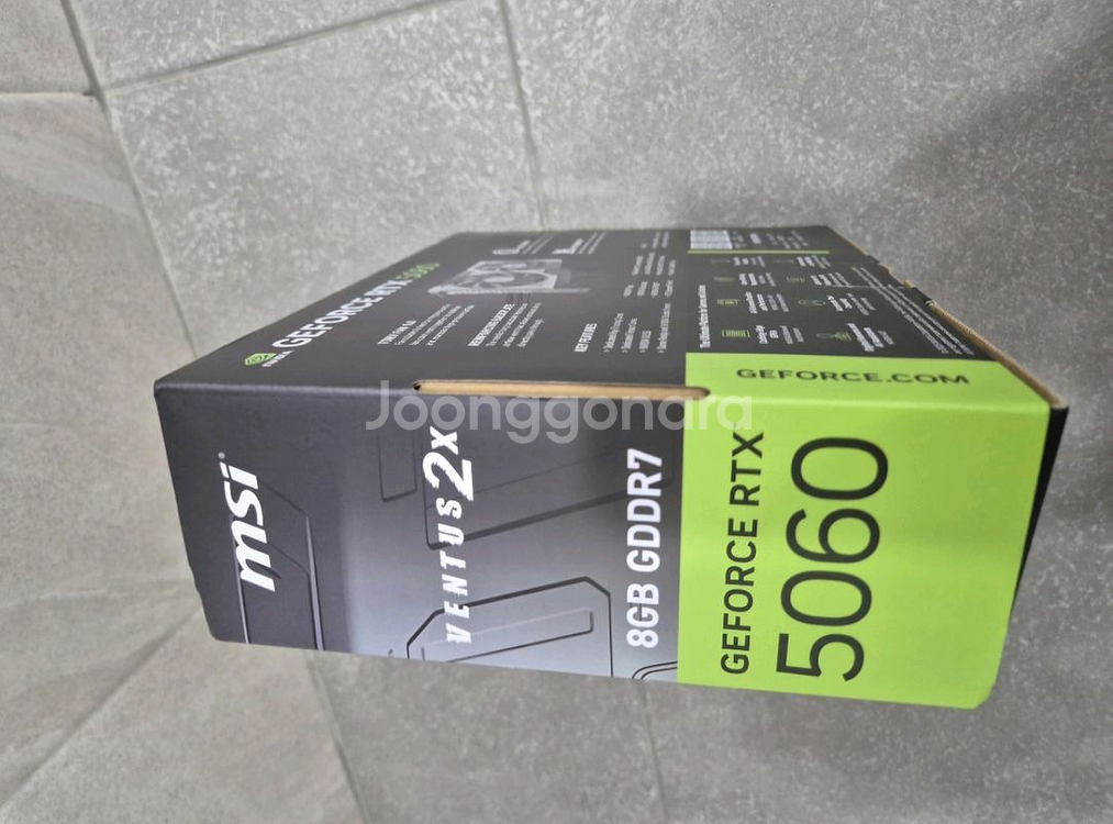 MSI RTX 5060 Ventus 2X 미개봉 팝니다--2