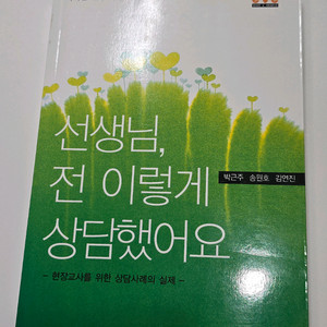 선생님 전 이렇게 상담했어요 도서