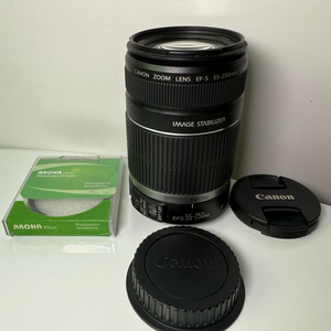 캐논 EFS 55-250mm 망원렌즈 + 필터