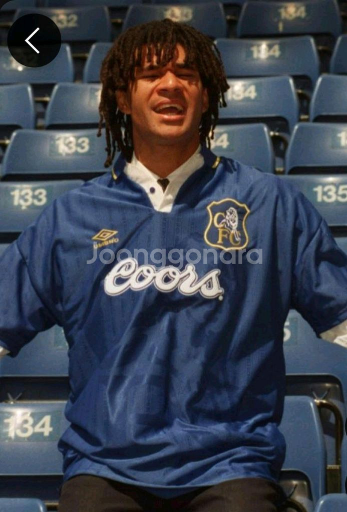 95 97 첼시 홈 루드 굴리트 유니폼 L사이즈--7