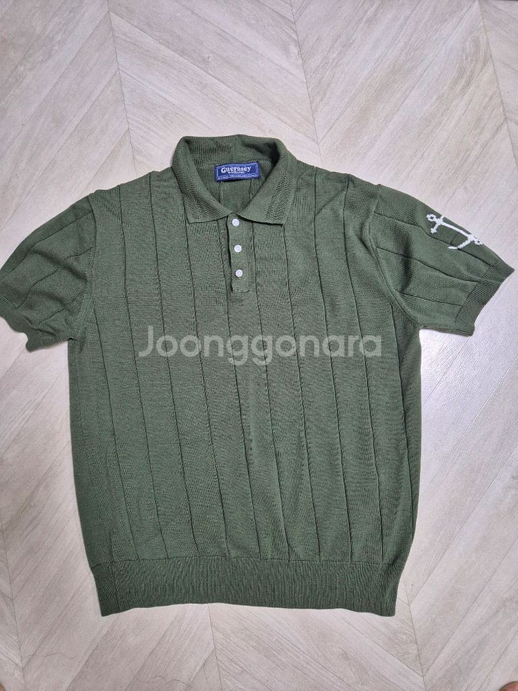 건지울른스 반팔니트 헌터그린 XL--1