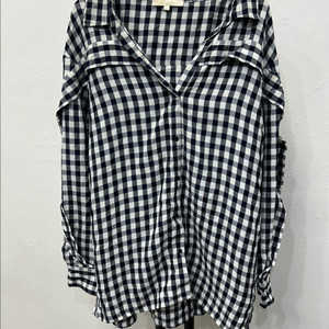 정품) 마쥬 오버핏 깅엄체크 남방 셔츠 1