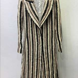 매장판정품) LANVIN 랑방 스트라이프 트위드 자켓