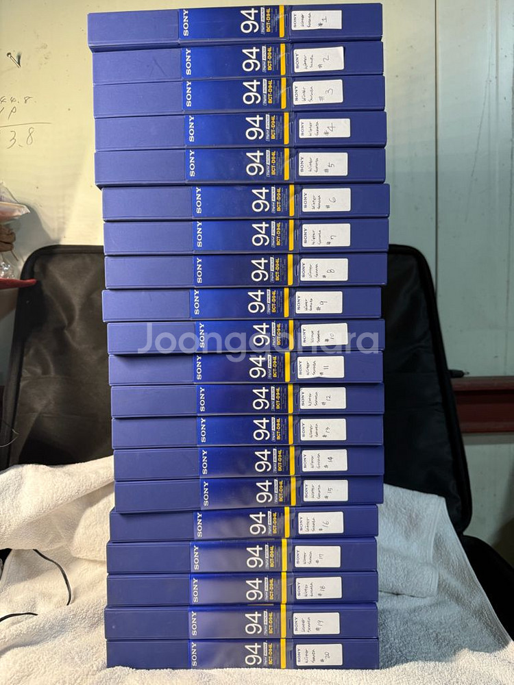 겨울연가,드라마전편,방송용소니BETACAM테이프20개전--0