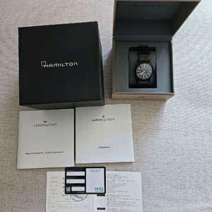 해밀턴 카키필드 메카니컬 블랙 38mm