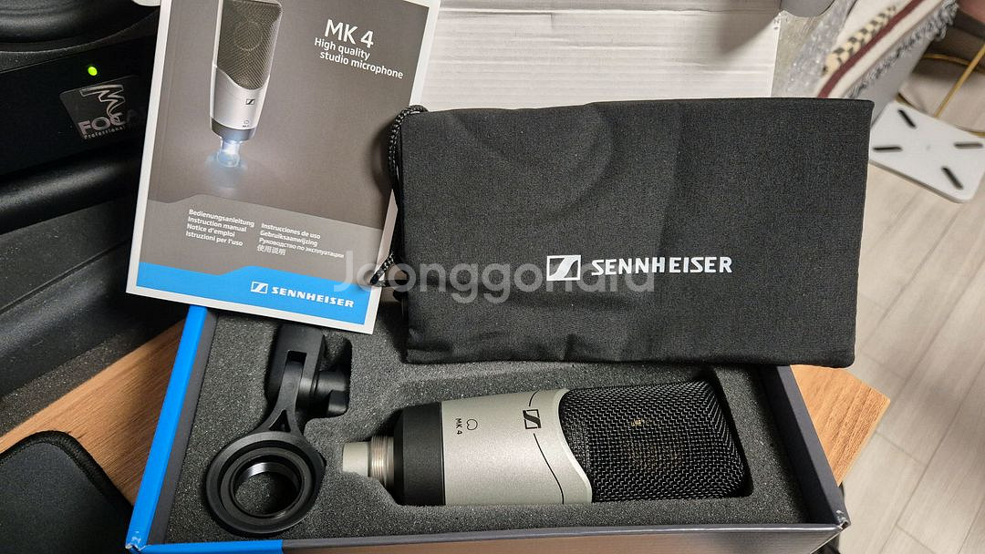 젠하이저 MK4 콘덴서 마이크 팝니다--1