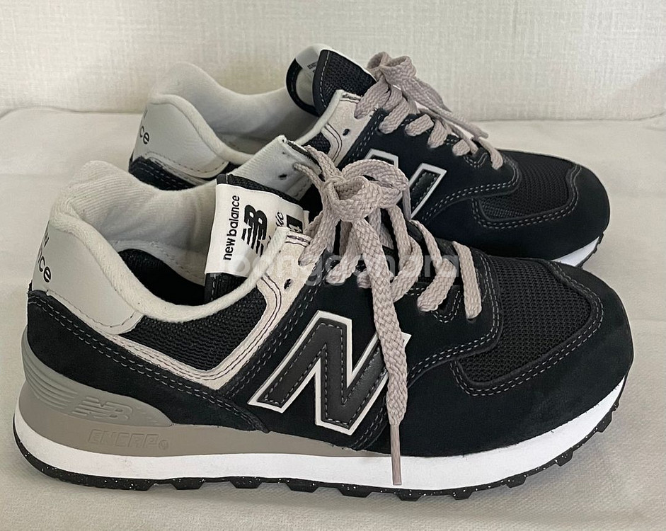 뉴발란스 574 블랙 230 (1회 착용)--0