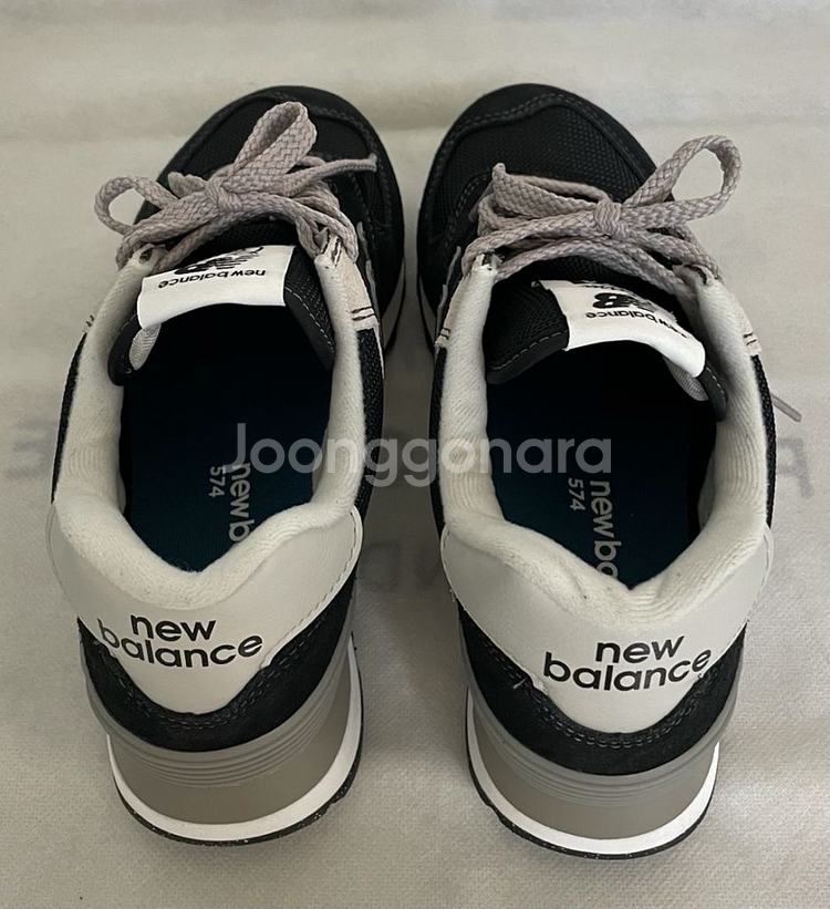 뉴발란스 574 블랙 230 (1회 착용)--2