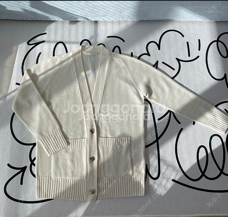 워터 리버 어드레스 고급 이테리캐시미어100 니트가디건--0