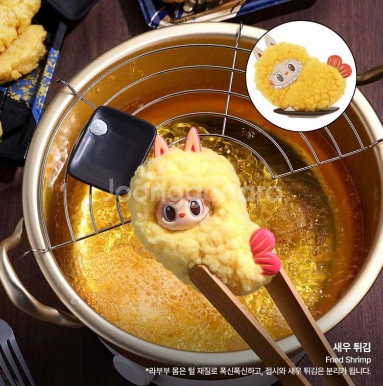 팝마트 정품 라부부 수상한편의점 새우튀김,볶음면--0