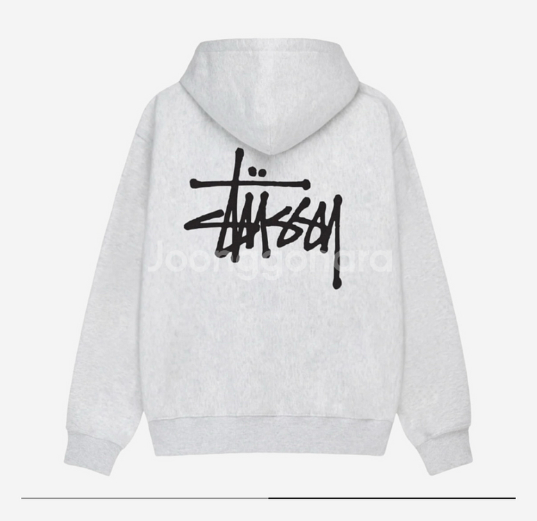 스투시 베이직 후드집업 M,L--1