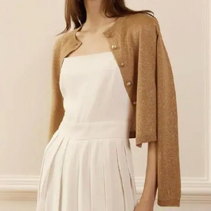더로랑 펄가디건 몬테칼로 펄가디건 (골드