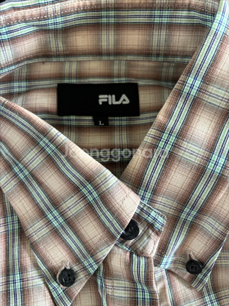fila 체크셔츠 판매합니다--1