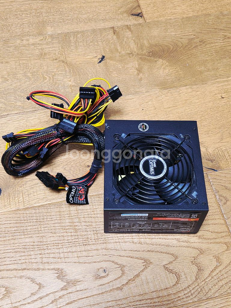 OPTIMUS Mach II 600w v2.3 파워--1