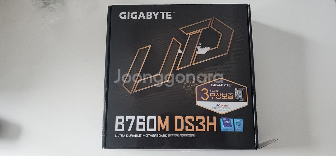기가바이트 B760M DS3H 메인보드(미개봉)--0
