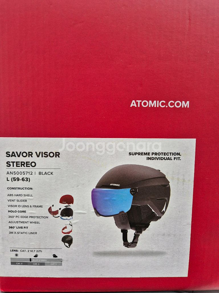 Atomic Savor Visor Stereo 스키 헬--0