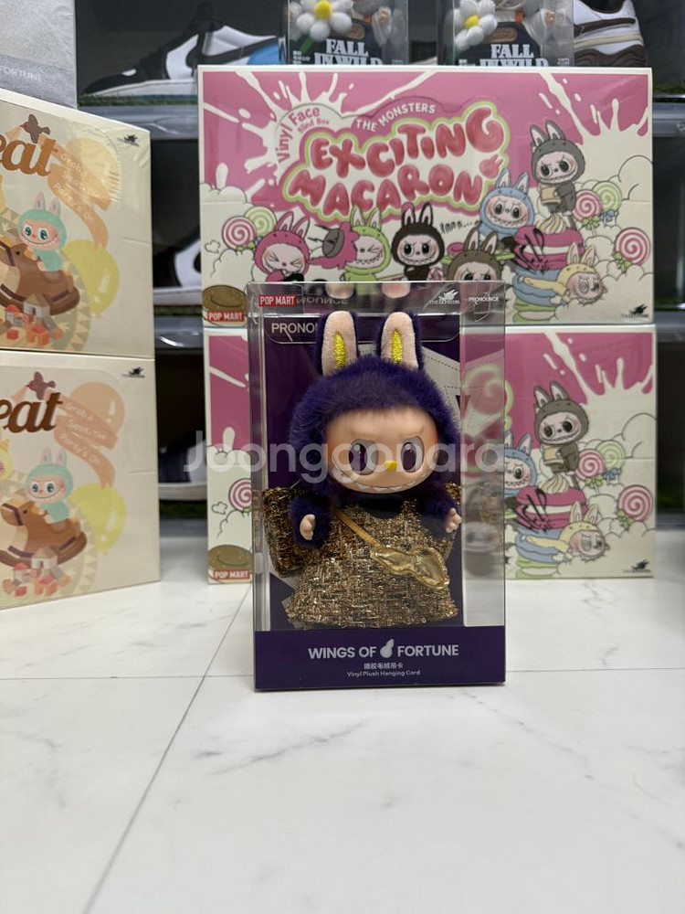 팝마트 라부부 x 프로나운스 행운의 요정 인형 키링 판--0