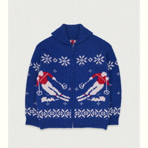 바이무드 Ski Cowichan Knit 가디건