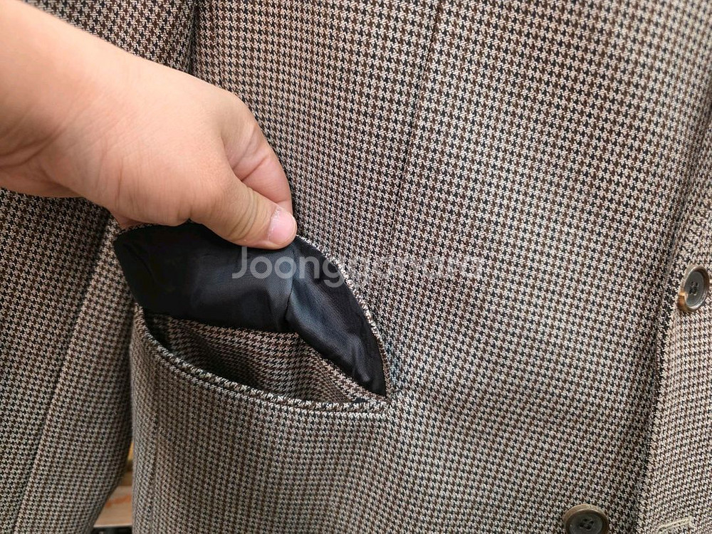 수아레 체크무늬 정장셋업--2