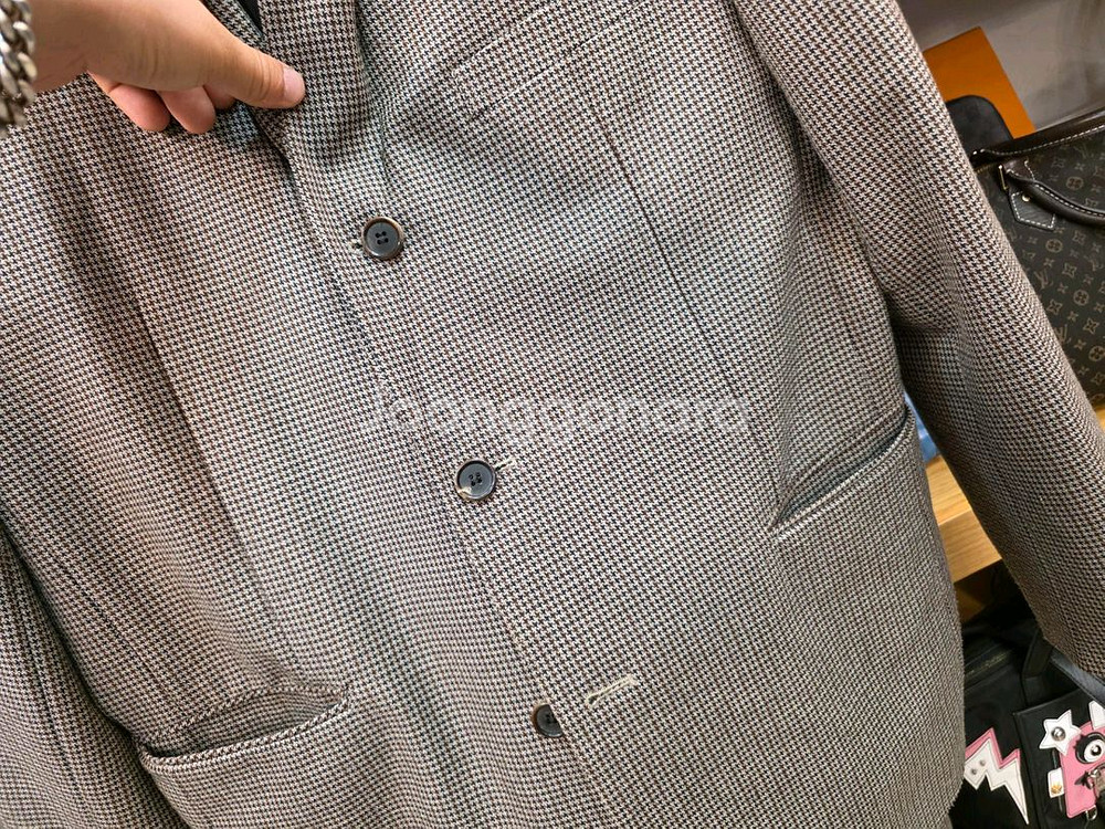수아레 체크무늬 정장셋업--1