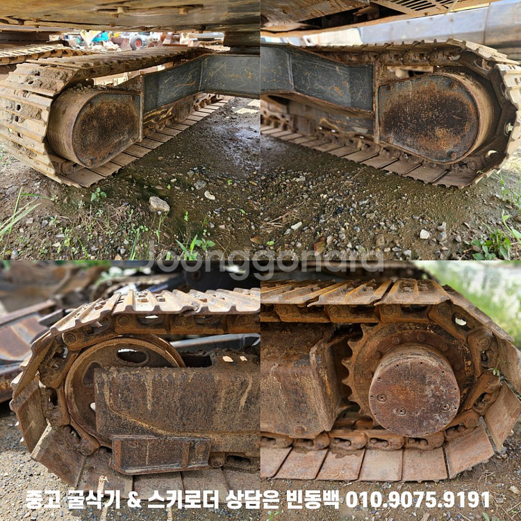 농장용 볼보 EC55C 버켓4종 집게 중고02굴삭기--5