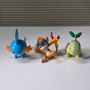 포켓몬 몬코레 몬콜레 물짱이, 파이숭이, 모부기 피규어