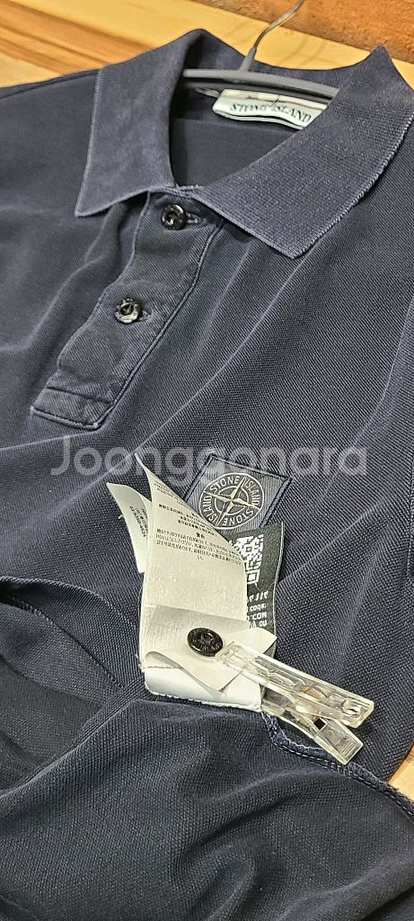 스톤아일랜드 네이비PK반발티 M사이즈--5