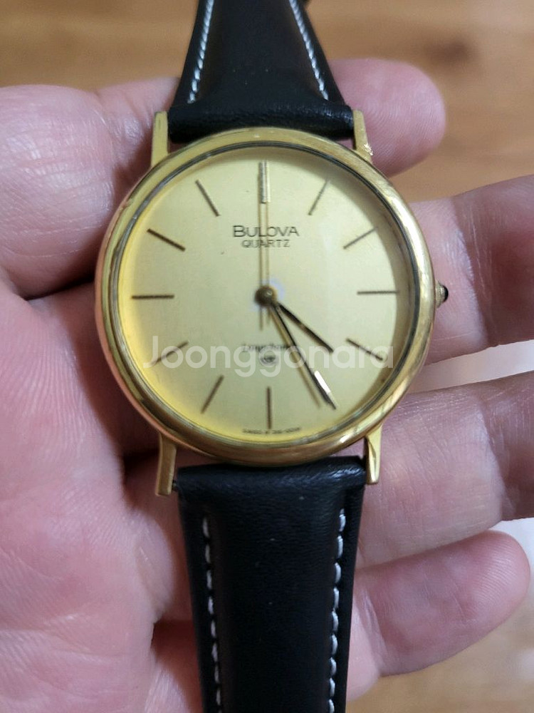 빈티지 부로바 금장시계--0