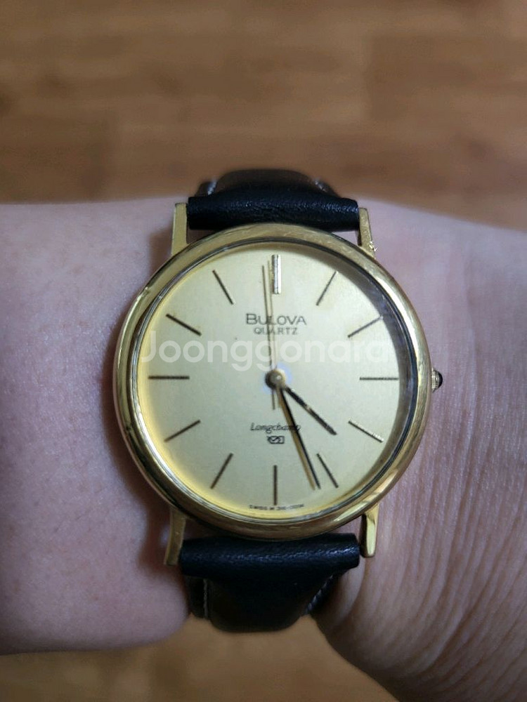 빈티지 부로바 금장시계--1