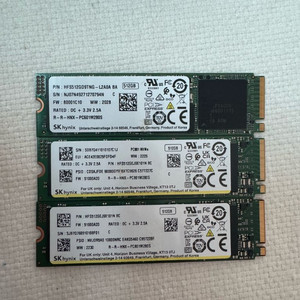 SSD 512GB 3개 있어요