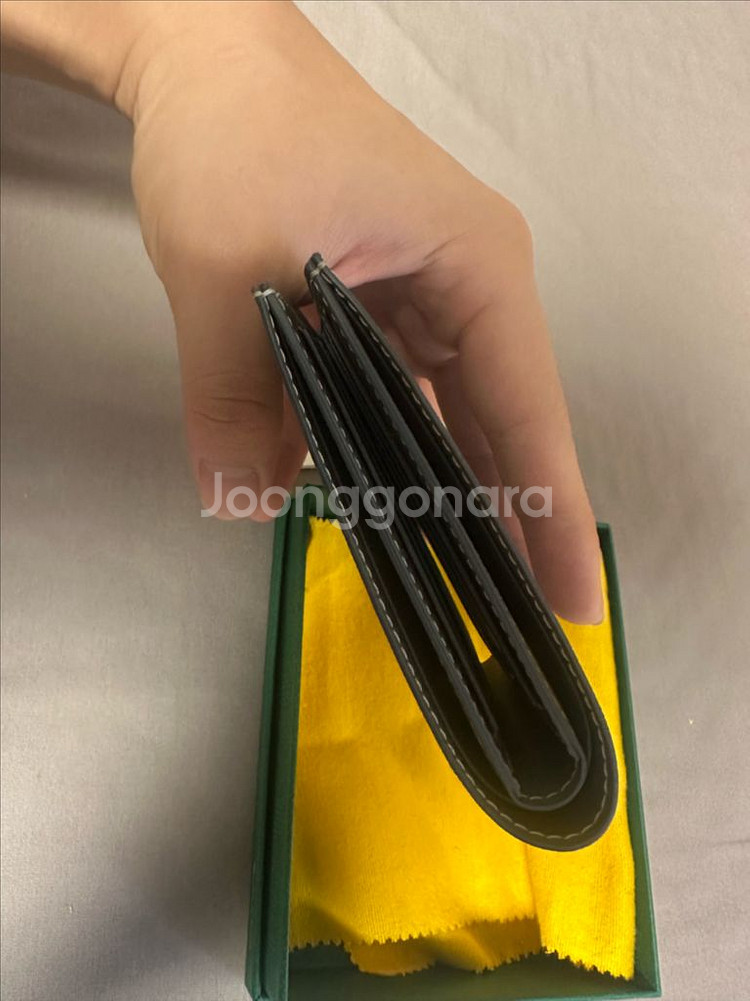 고야드 빅투와르 반지갑 그레이--3