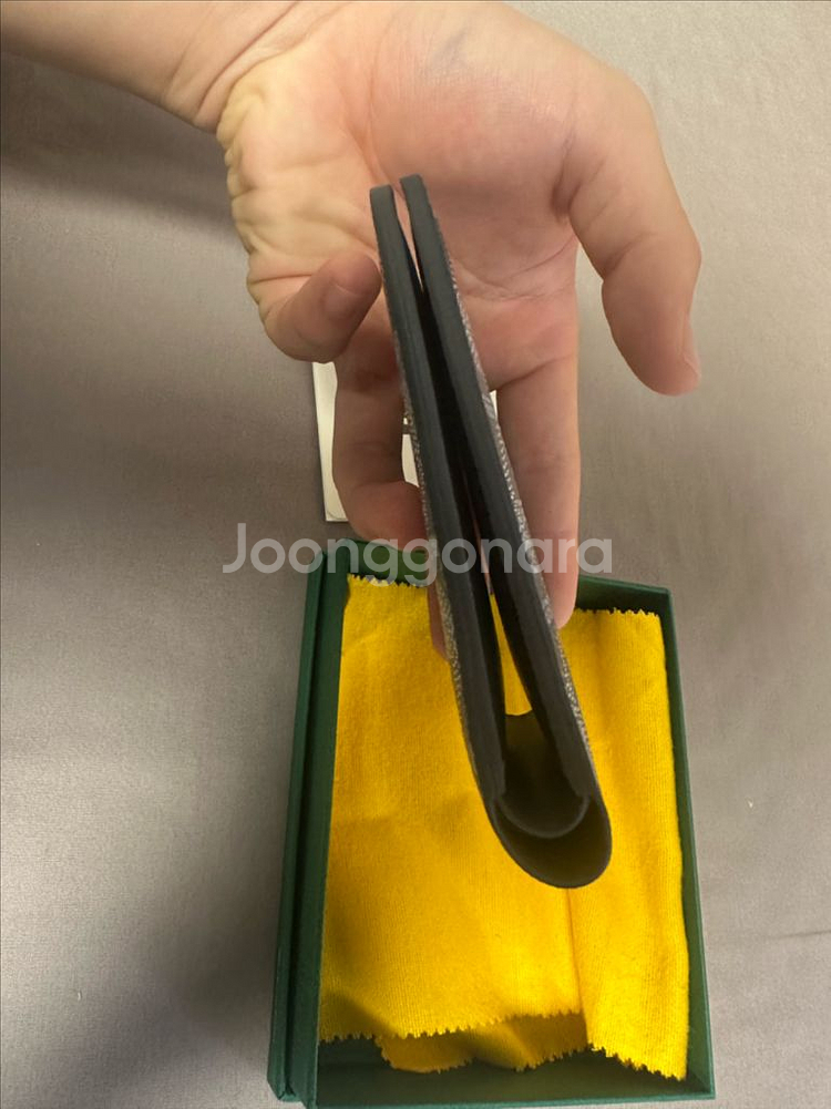 고야드 빅투와르 반지갑 그레이--4
