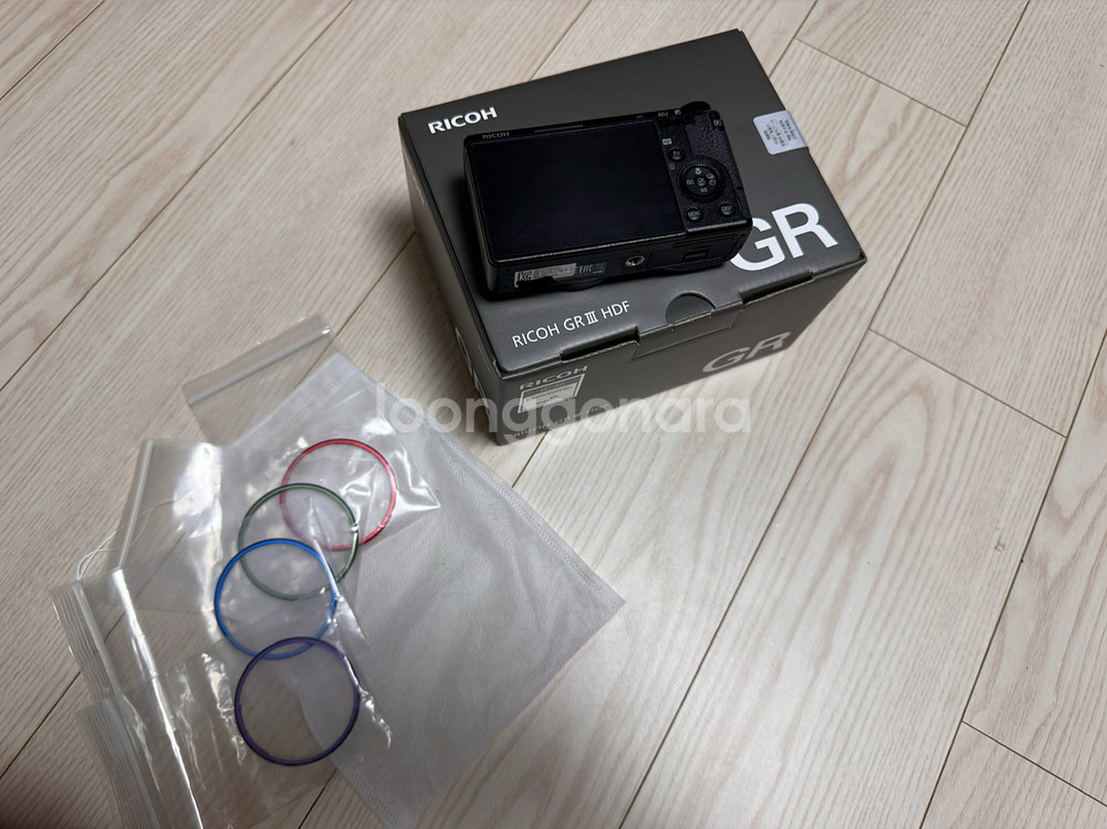 리코 gr3 hdf 판매합니다 렌즈링 4개포함--2