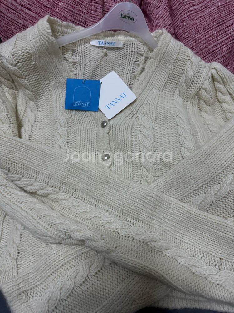 타낫 tannat 케이블 가디건 아이보리--1