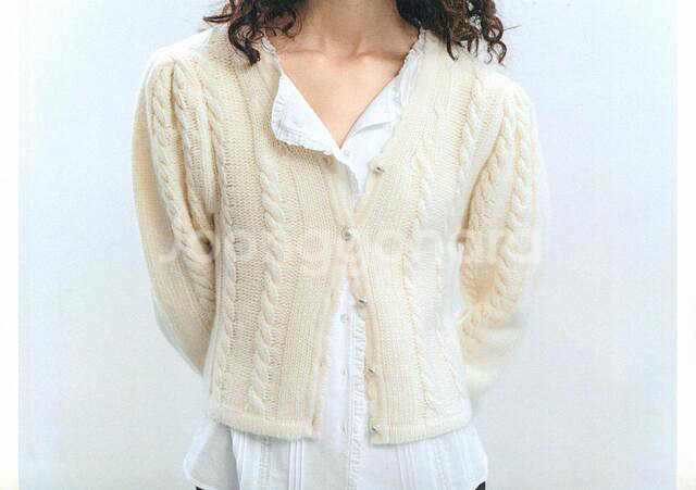 타낫 tannat 케이블 가디건 아이보리--0