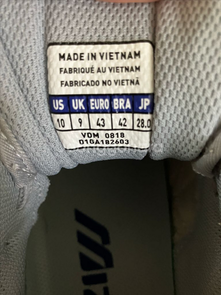 미즈노 웨이브 라이더1 그레이 280mm--4