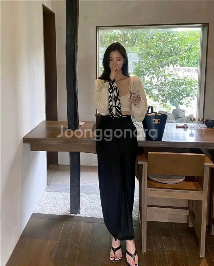 러브미우 LUVMIU 머스트 플레인 스커트 벨트 롱치마--3