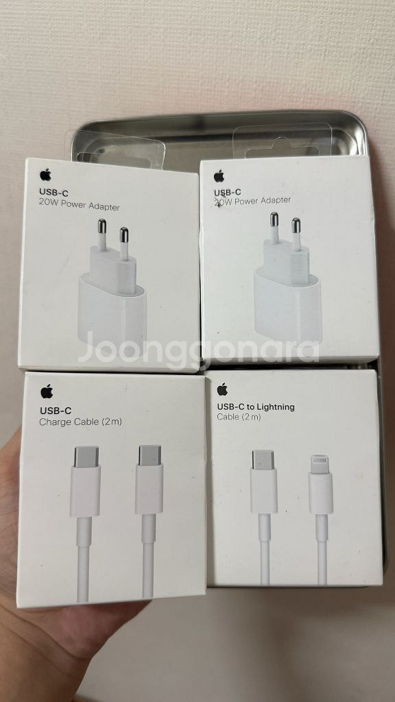 (미개봉) Apple 정품 USB-C 어댑터 & 케이블--0