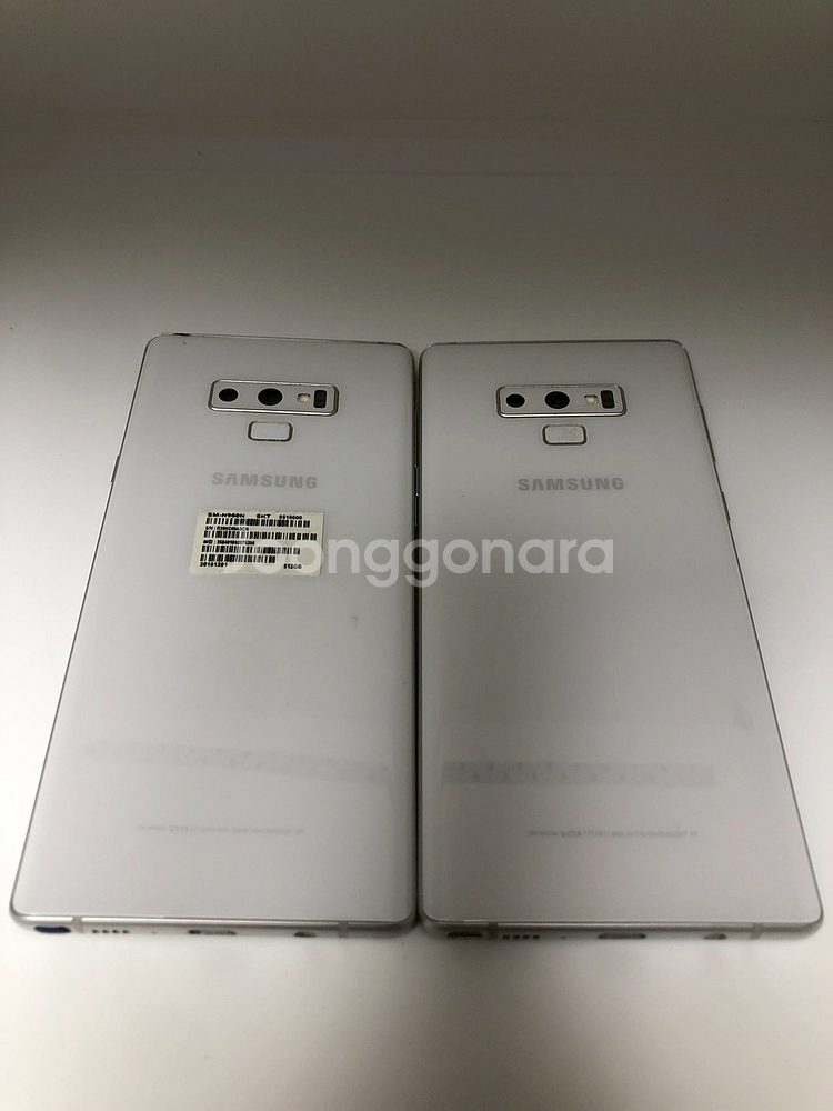 갤럭시 노트9 화이트 512G, 128G 부품 2대일괄--0
