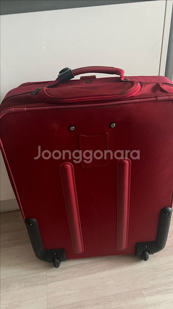 롱샴 빨간색 레드 여행용 캐리어 62x45x22cm사용--2