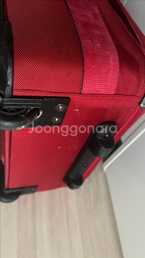 롱샴 빨간색 레드 여행용 캐리어 62x45x22cm사용--4