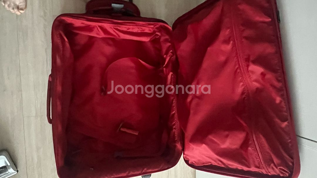 롱샴 빨간색 레드 여행용 캐리어 62x45x22cm사용--8