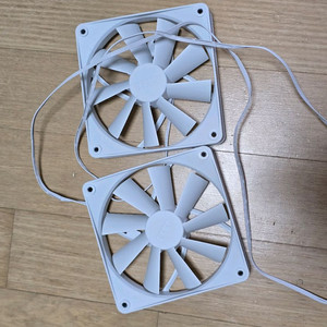 nzxt 화이트 정방향 2개 컴퓨터 시스템 팬