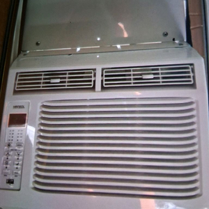 한솔 창문형 에어컨 리모컨 포함