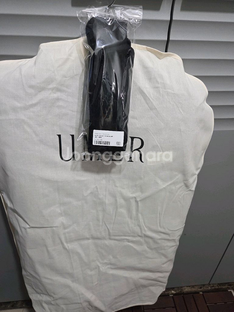 2025 유메르 코트 뉴 잔느 캐시미어 하이넥 블랙--11