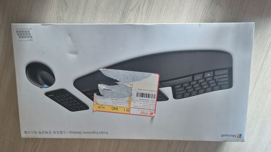 마이크로소프트 스컬프트 에고노믹 키보드마우스--2