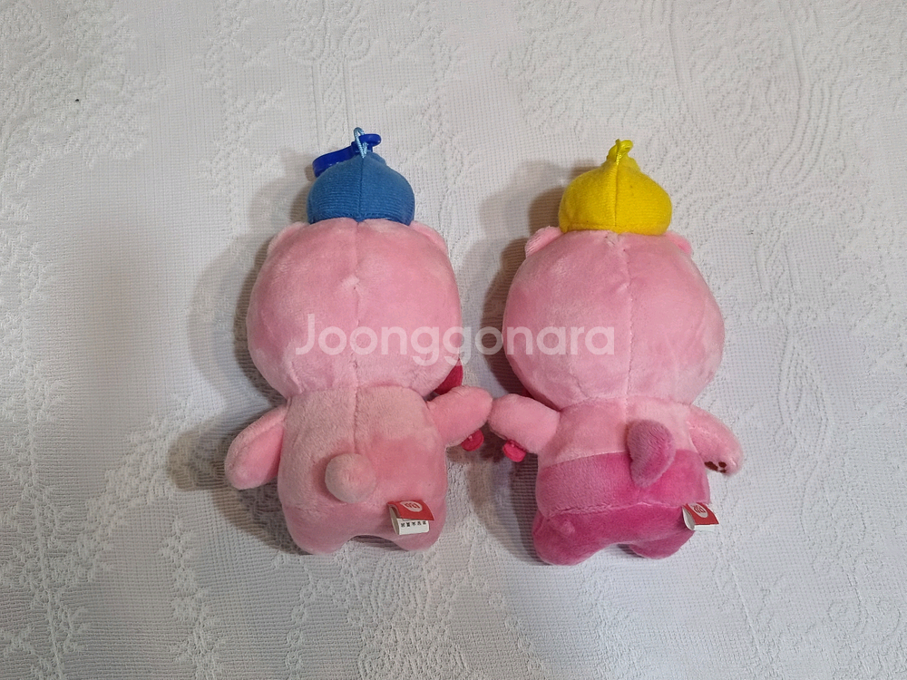 에눌가능) 라이언 춘식이 배스킨라빈스 인형키링 세트--1