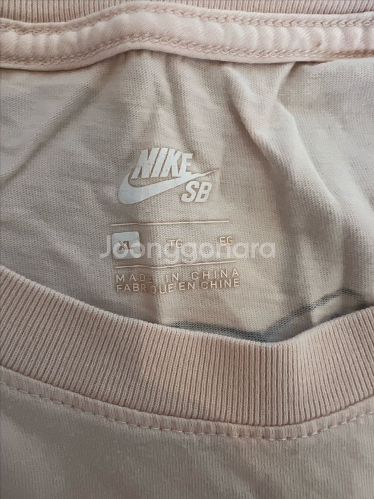 나이키 SB 반팔티(핑크) XL--1