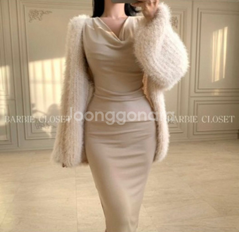 바비클로젯 포근 깃털 가디건--0