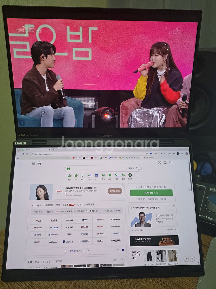 에이수스 2024 젠북 듀오 노트북--3